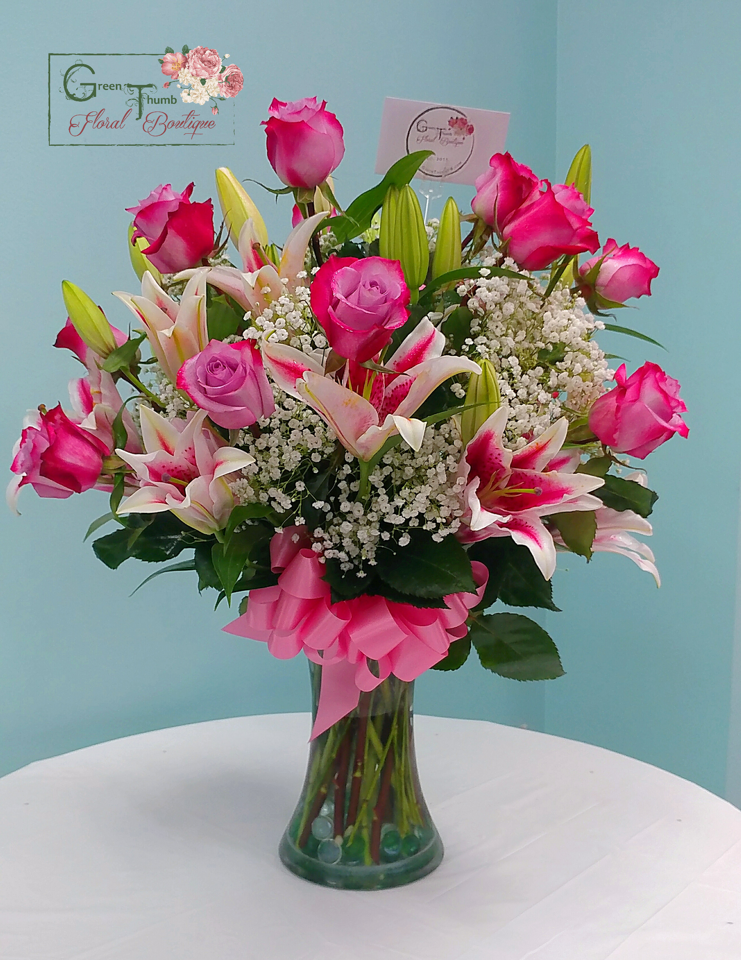 Premium Mix Blooms (16 Rose Mix Blend)