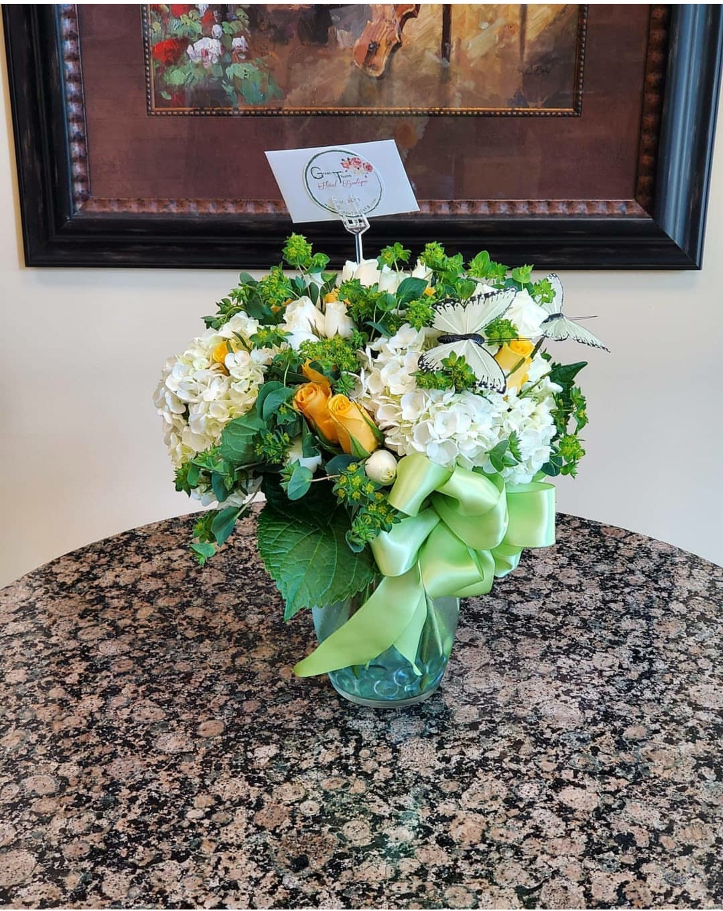 Sympathy Bouquet Blooms