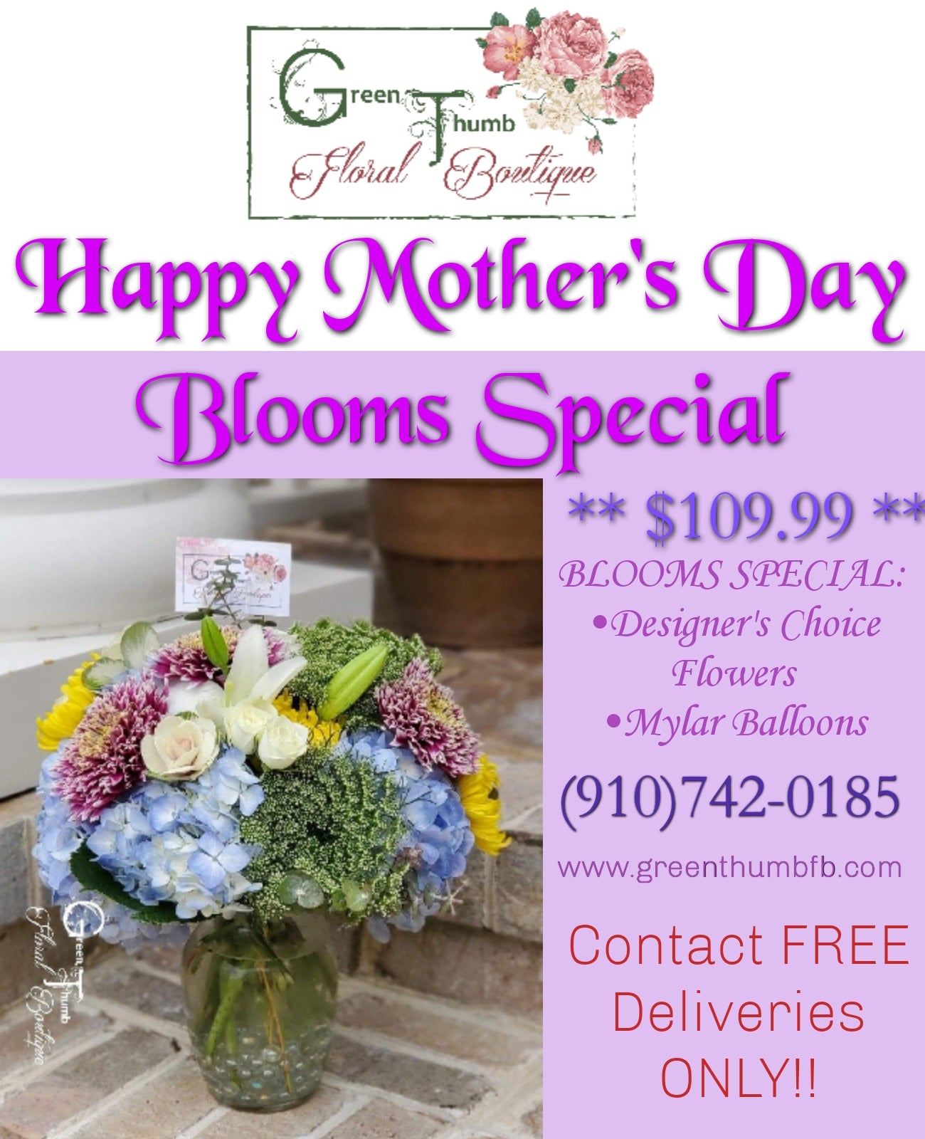 Mother's Day Bloom Special